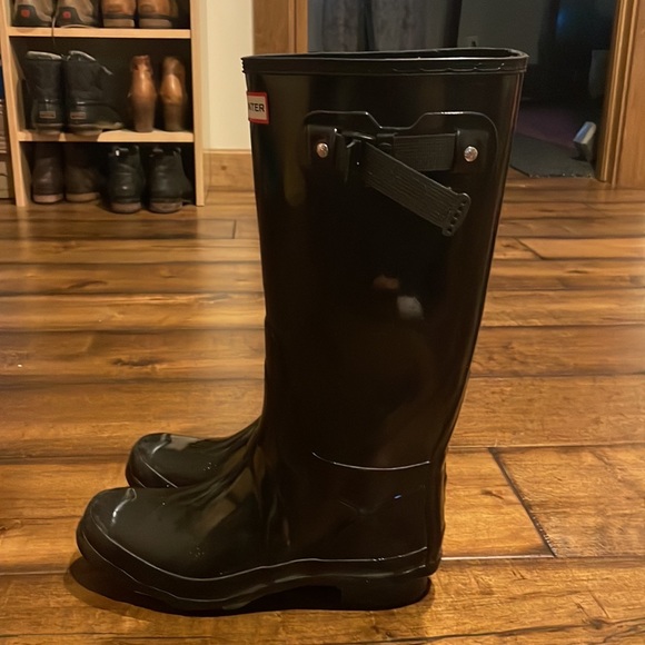 Women's Hunter Original Tall Gloss Rain Boots - Picture 4 of 4